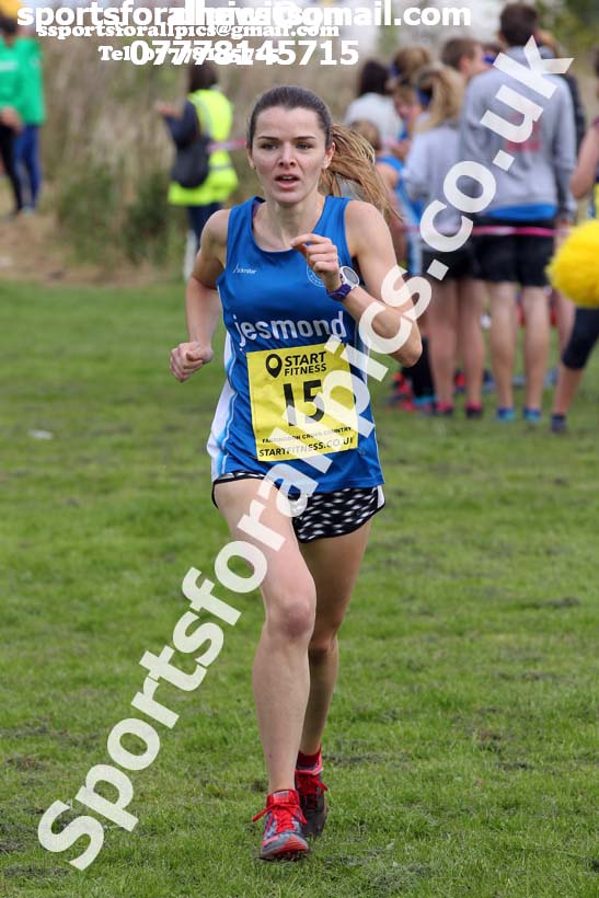 Senior womens relay 2019 Sunderland Harriers Open Cross Country. Photo:  David T. Hewitson/Sports for All Pics